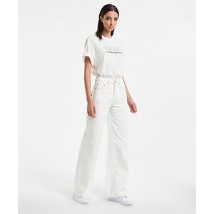 Free People x Ksubi Kicker Jean Blizzard Wide Leg Jeans $260Sz 25